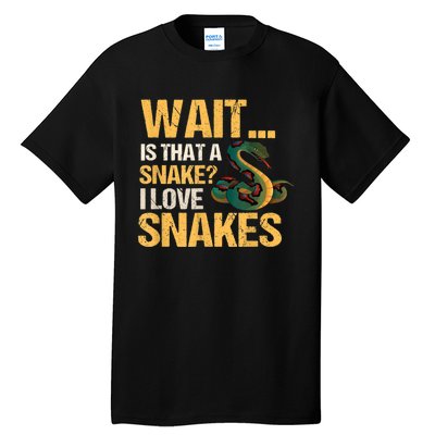 Snake Reptile Lovers Herpetologist Ophidiophilia Tall T-Shirt