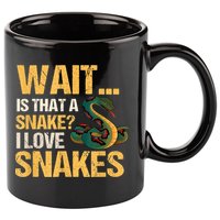 Snake Reptile Lovers Herpetologist Ophidiophilia 11oz C Handle Ceramic Mug