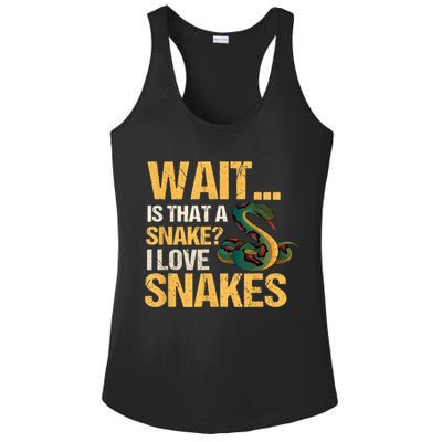 Snake Reptile Lovers Herpetologist Ophidiophilia Ladies PosiCharge Competitor Racerback Tank
