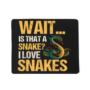 Snake Reptile Lovers Herpetologist Ophidiophilia Mousepad