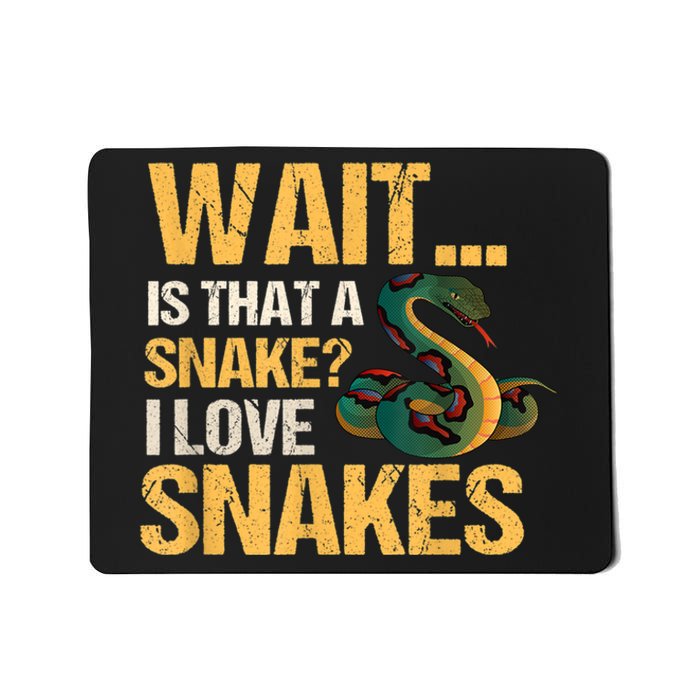 Snake Reptile Lovers Herpetologist Ophidiophilia Mousepad