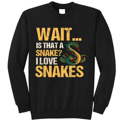 Snake Reptile Lovers Herpetologist Ophidiophilia Tall Sweatshirt