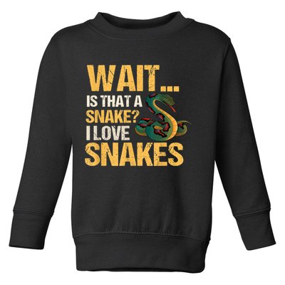 Snake Reptile Lovers Herpetologist Ophidiophilia Toddler Sweatshirt