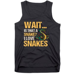 Snake Reptile Lovers Herpetologist Ophidiophilia Tank Top