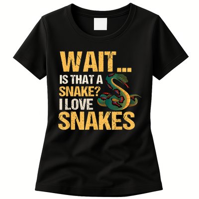 Snake Reptile Lovers Herpetologist Ophidiophilia Women's T-Shirt