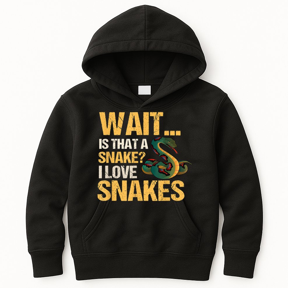 Snake Reptile Lovers Herpetologist Ophidiophilia Kids Hoodie