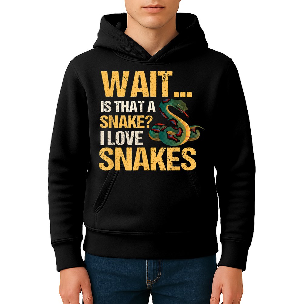 Snake Reptile Lovers Herpetologist Ophidiophilia Kids Hoodie
