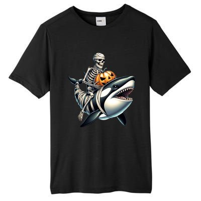 Skeleton Riding Mummy Orca Halloween Whale Great Gift Tall Fusion ChromaSoft Performance T-Shirt