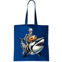 Skeleton Riding Mummy Orca Halloween Whale Great Gift Tote Bag