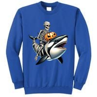 Skeleton Riding Mummy Orca Halloween Whale Great Gift Tall Sweatshirt