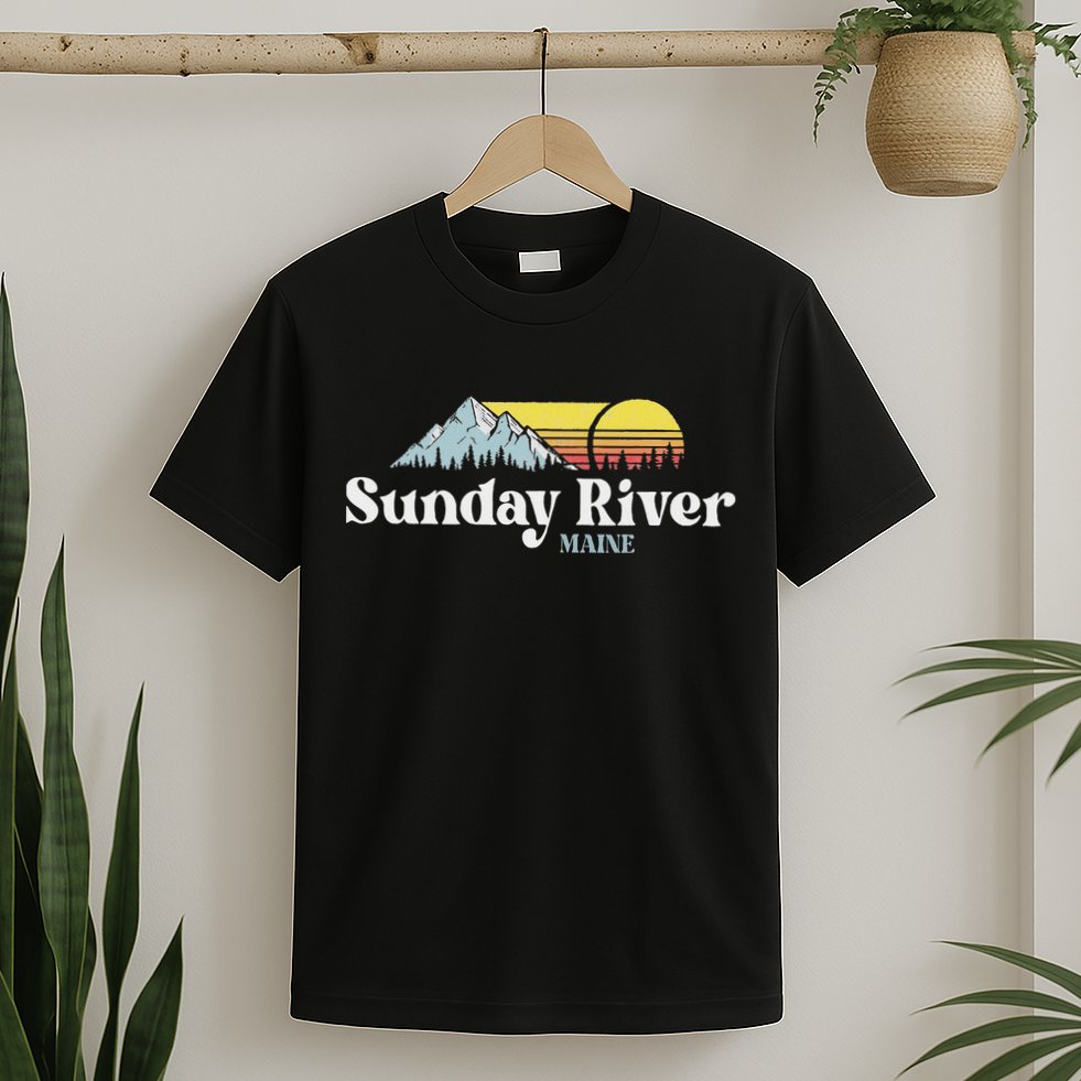 Sunday River Maine Ski Snowboard Hiking Family Vacation T-Shirt