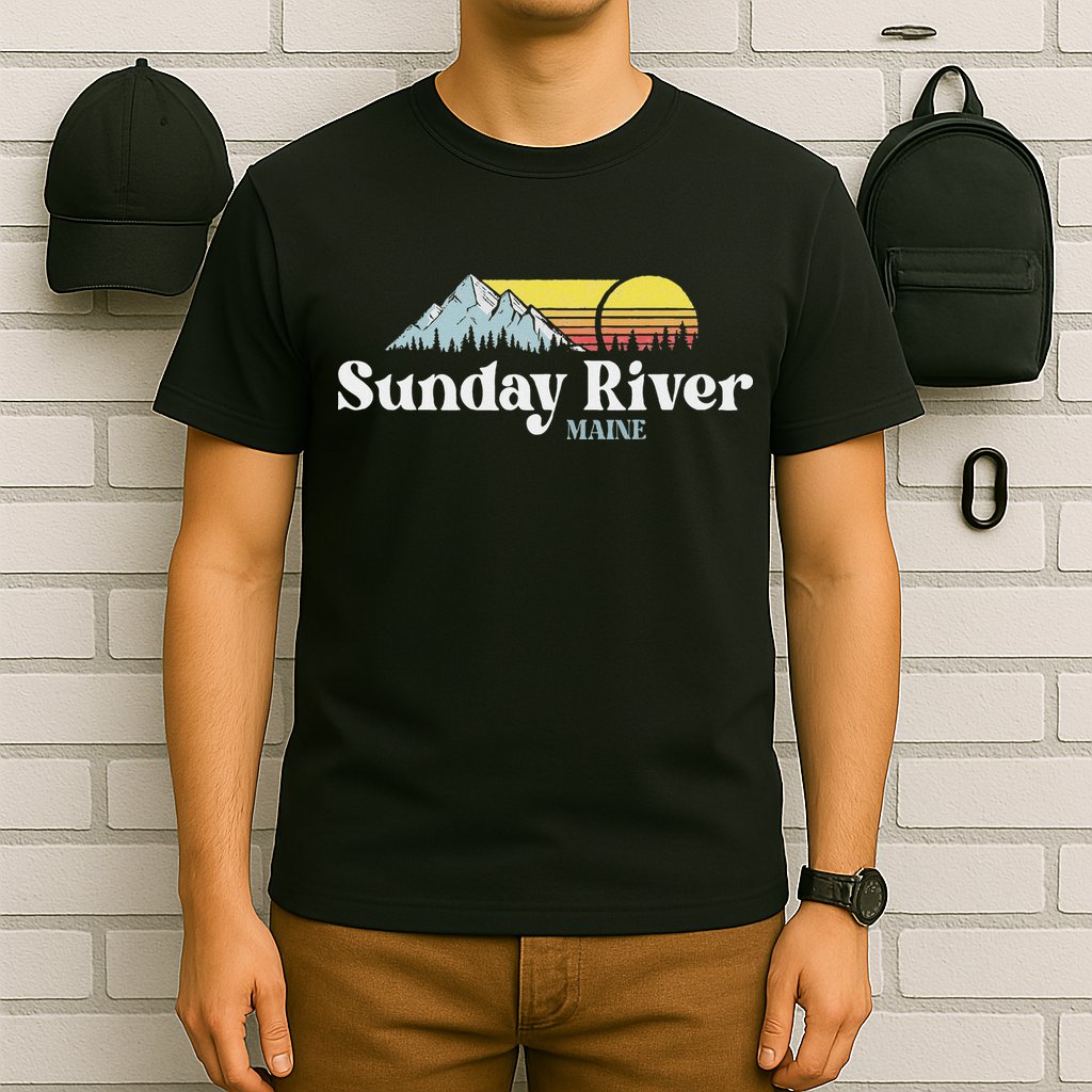 Sunday River Maine Ski Snowboard Hiking Family Vacation T-Shirt