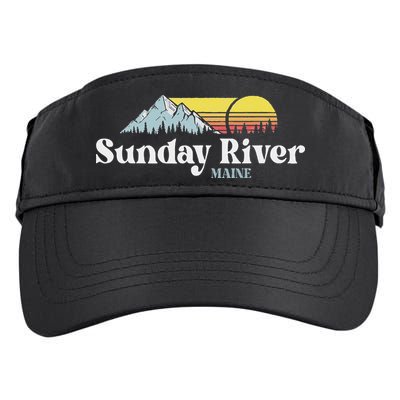 Sunday River Maine Ski Snowboard Hiking Family Vacation Adult Drive Performance Visor