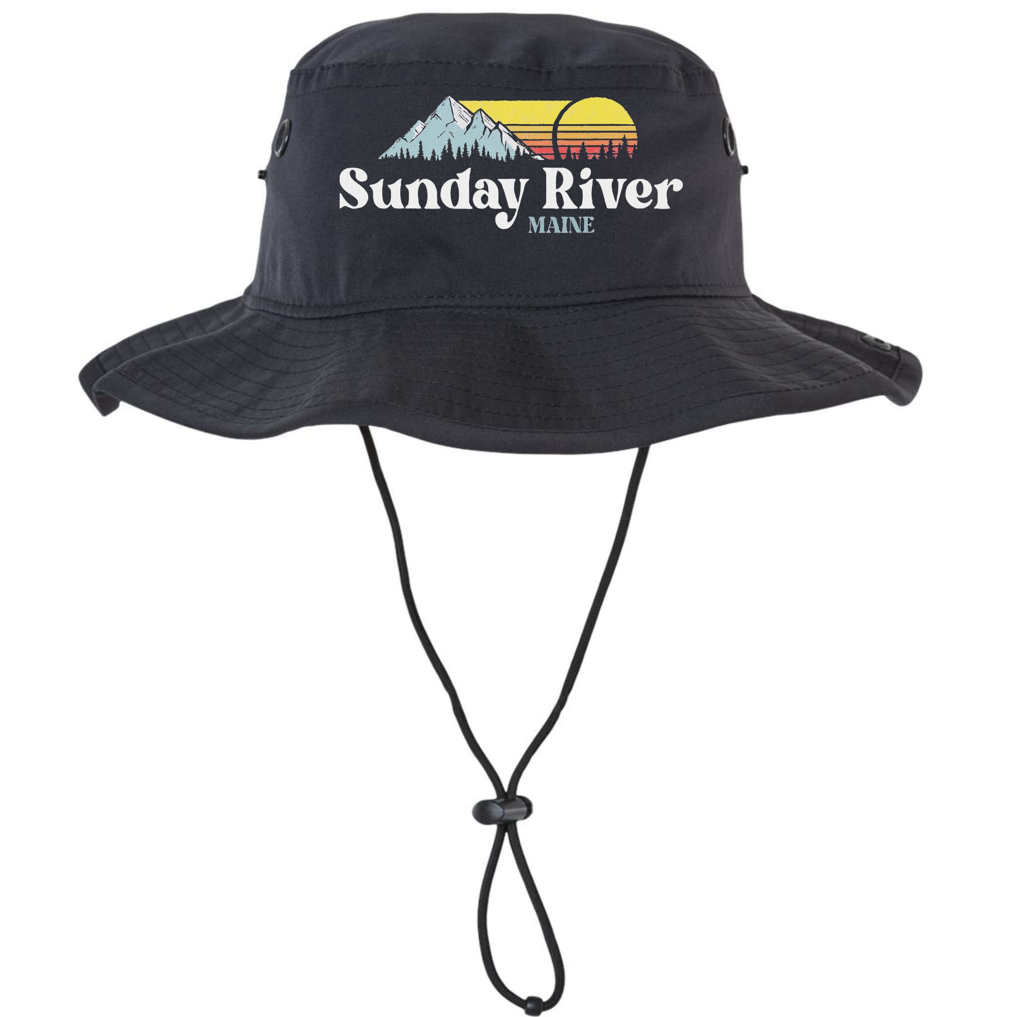 Sunday River Maine Ski Snowboard Hiking Family Vacation Bucket Hat