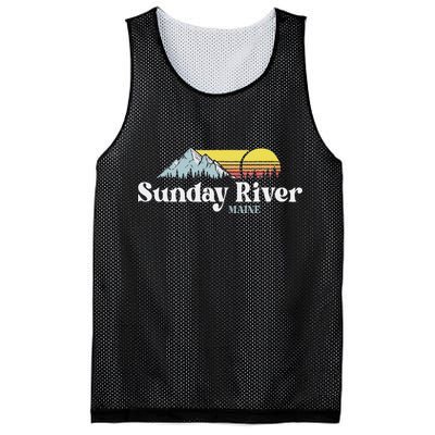 Sunday River Maine Ski Snowboard Hiking Family Vacation Mesh Reversible Basketball Jersey Tank