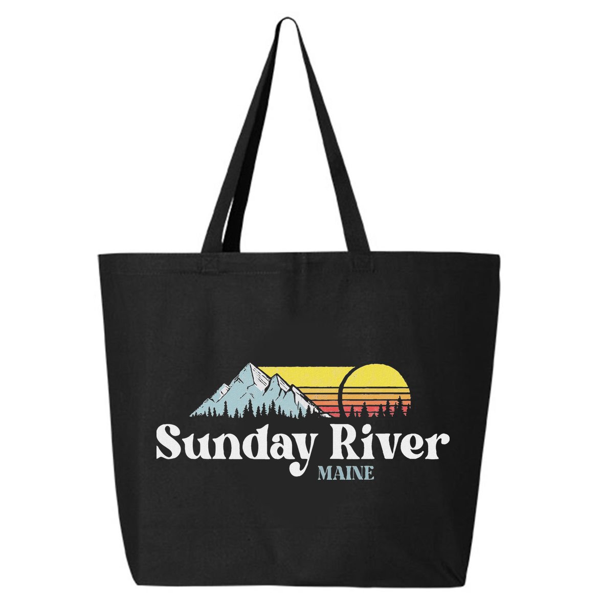 Sunday River Maine Ski Snowboard Hiking Family Vacation 25L Jumbo Tote