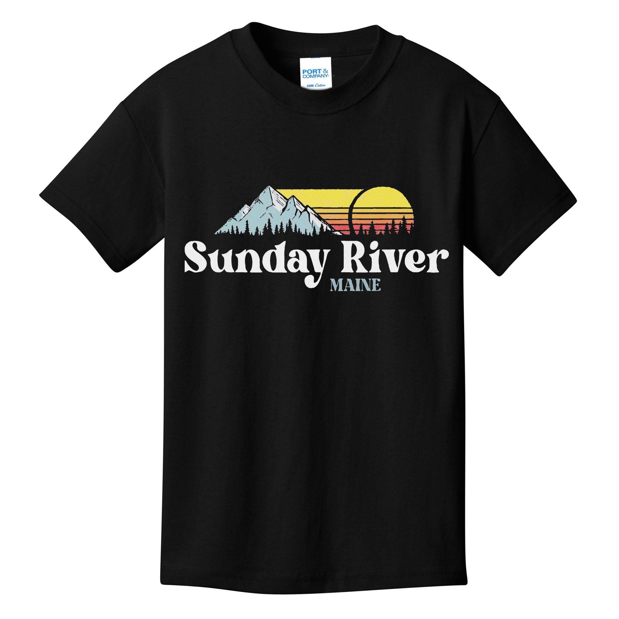 Sunday River Maine Ski Snowboard Hiking Family Vacation Kids T-Shirt