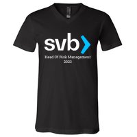 SVB Risk Management Team Svb Risk Management Department V-Neck T-Shirt