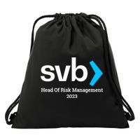 SVB Risk Management Team Svb Risk Management Department Drawstring Bag