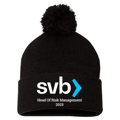 SVB Risk Management Team Svb Risk Management Department Pom Pom 12in Knit Beanie