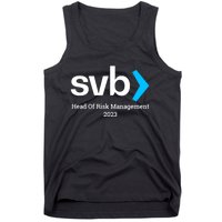 SVB Risk Management Team Svb Risk Management Department Tank Top