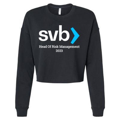 SVB Risk Management Team Svb Risk Management Department Cropped Pullover Crew