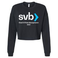 SVB Risk Management Team Svb Risk Management Department Cropped Pullover Crew