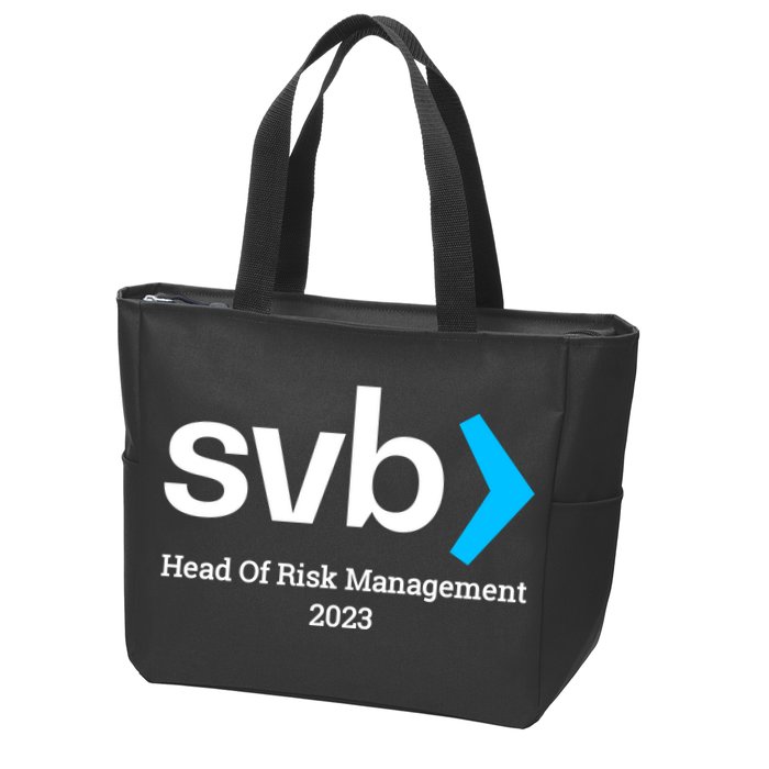 SVB Risk Management Team Svb Risk Management Department Zip Tote Bag