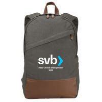 SVB Risk Management Team Svb Risk Management Department Cotton Canvas Backpack