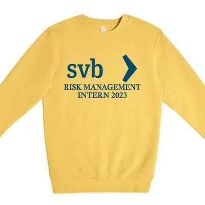 SVB Risk Management Intern Department Dept Team 2023 Premium Crewneck Sweatshirt