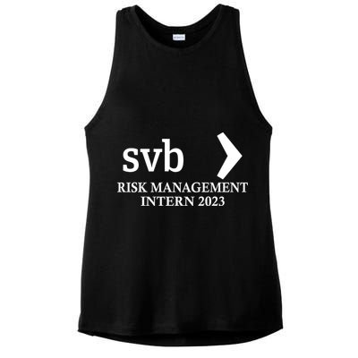 SVB Risk Management Intern Department Dept Team 2023 Ladies PosiCharge Tri-Blend Wicking Tank