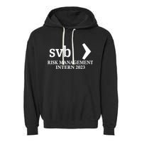SVB Risk Management Intern Department Dept Team 2023 Garment-Dyed Fleece Hoodie