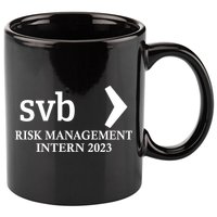 SVB Risk Management Intern Department Dept Team 2023 11oz C Handle Ceramic Mug