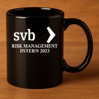 SVB Risk Management Intern Department Dept Team 2023 11oz C Handle Ceramic Mug