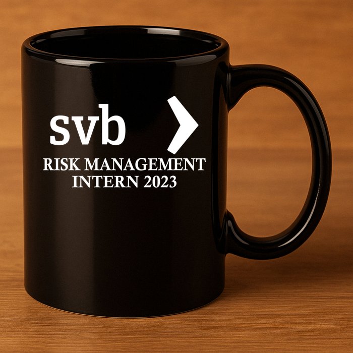 SVB Risk Management Intern Department Dept Team 2023 11oz C Handle Ceramic Mug