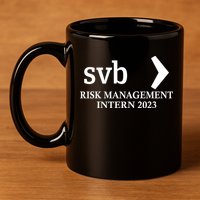 SVB Risk Management Intern Department Dept Team 2023 11oz C Handle Ceramic Mug