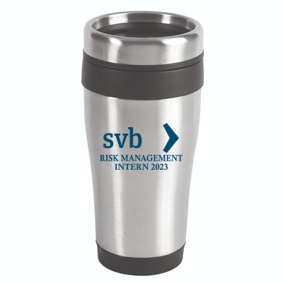SVB Risk Management Intern Department Dept Team 2023 16oz Travel Tumbler