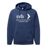 SVB Risk Management Intern Department Dept Team 2023 Performance Fleece Hoodie