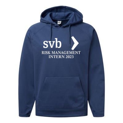 SVB Risk Management Intern Department Dept Team 2023 Performance Fleece Hoodie