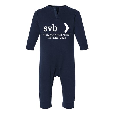 SVB Risk Management Intern Department Dept Team 2023 Infant Fleece One Piece