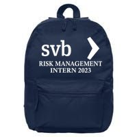 SVB Risk Management Intern Department Dept Team 2023 16 in Basic Backpack