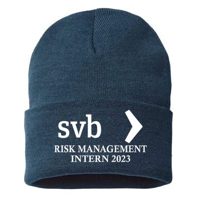 SVB Risk Management Intern Department Dept Team 2023 Sustainable Knit Beanie