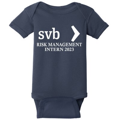 SVB Risk Management Intern Department Dept Team 2023 Baby Bodysuit
