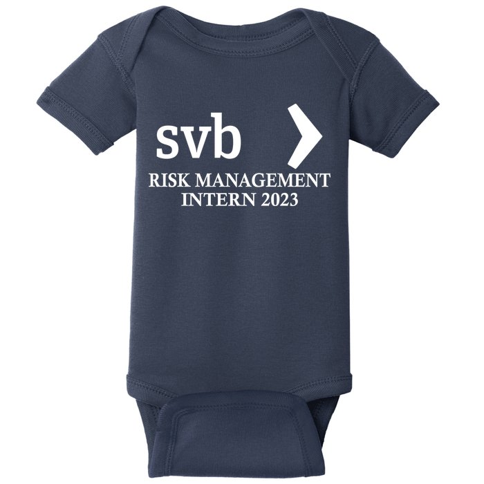 SVB Risk Management Intern Department Dept Team 2023 Baby Bodysuit
