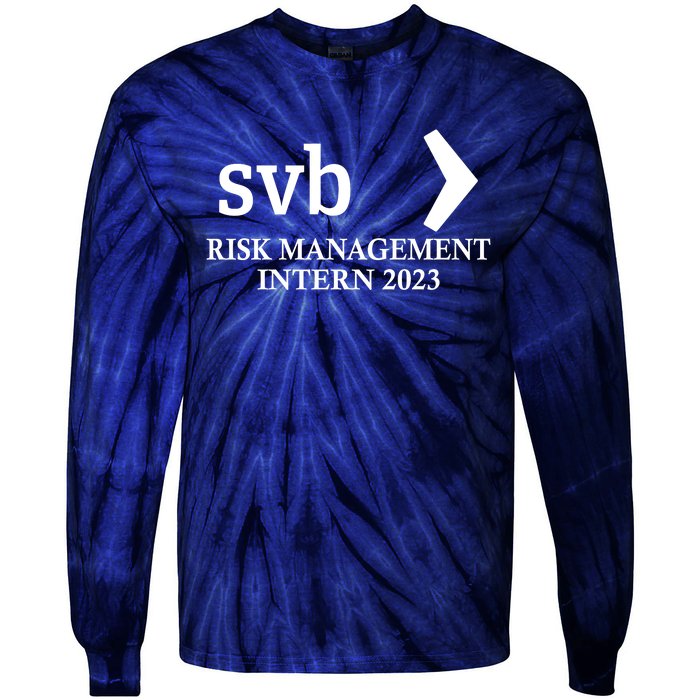 SVB Risk Management Intern Department Dept Team 2023 Tie-Dye Long Sleeve Shirt