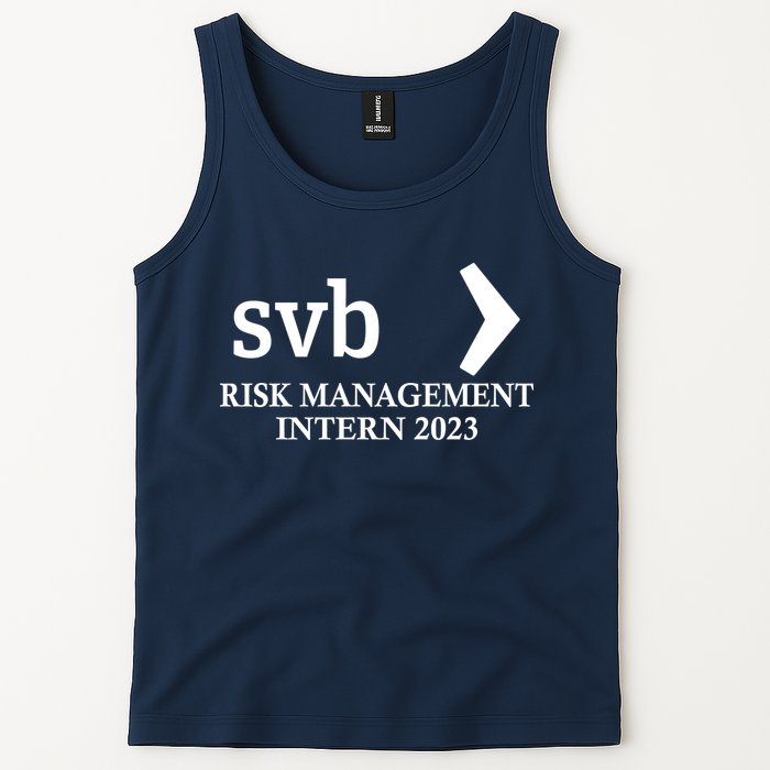 SVB Risk Management Intern Department Dept Team 2023 Tank Top