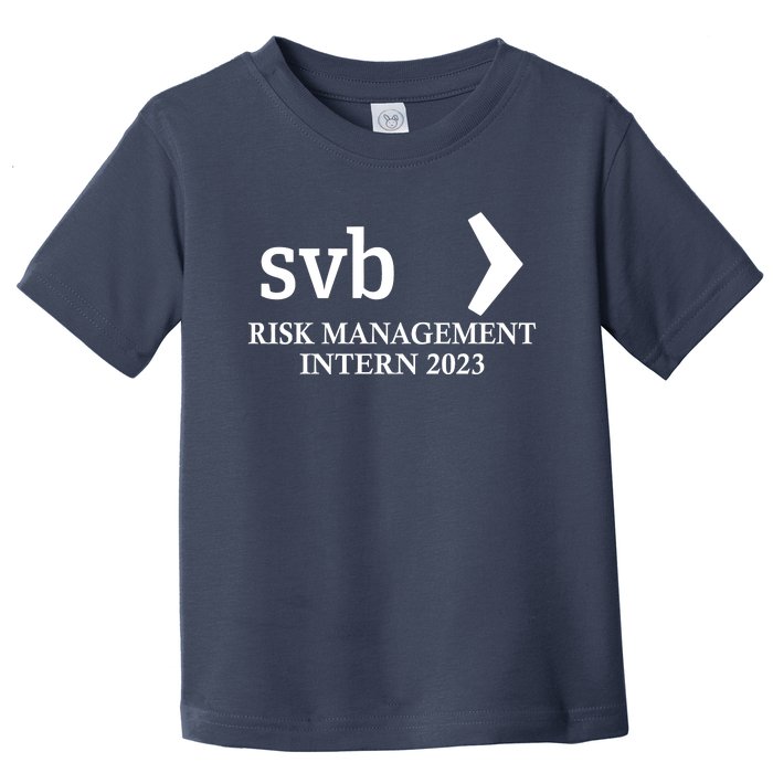 SVB Risk Management Intern Department Dept Team 2023 Toddler T-Shirt