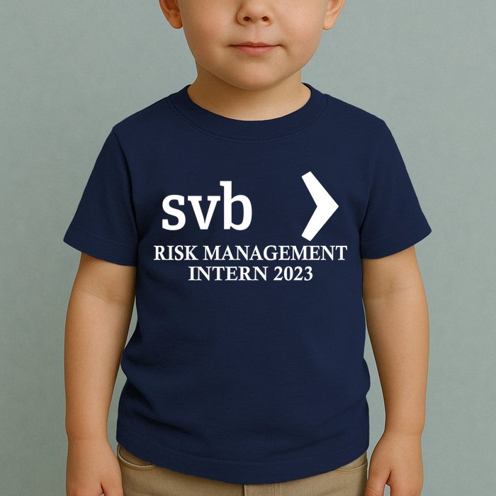 SVB Risk Management Intern Department Dept Team 2023 Toddler T-Shirt