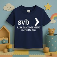 SVB Risk Management Intern Department Dept Team 2023 Toddler T-Shirt