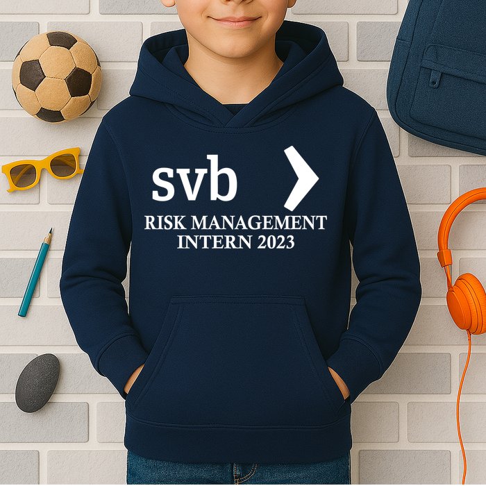 SVB Risk Management Intern Department Dept Team 2023 Kids Hoodie